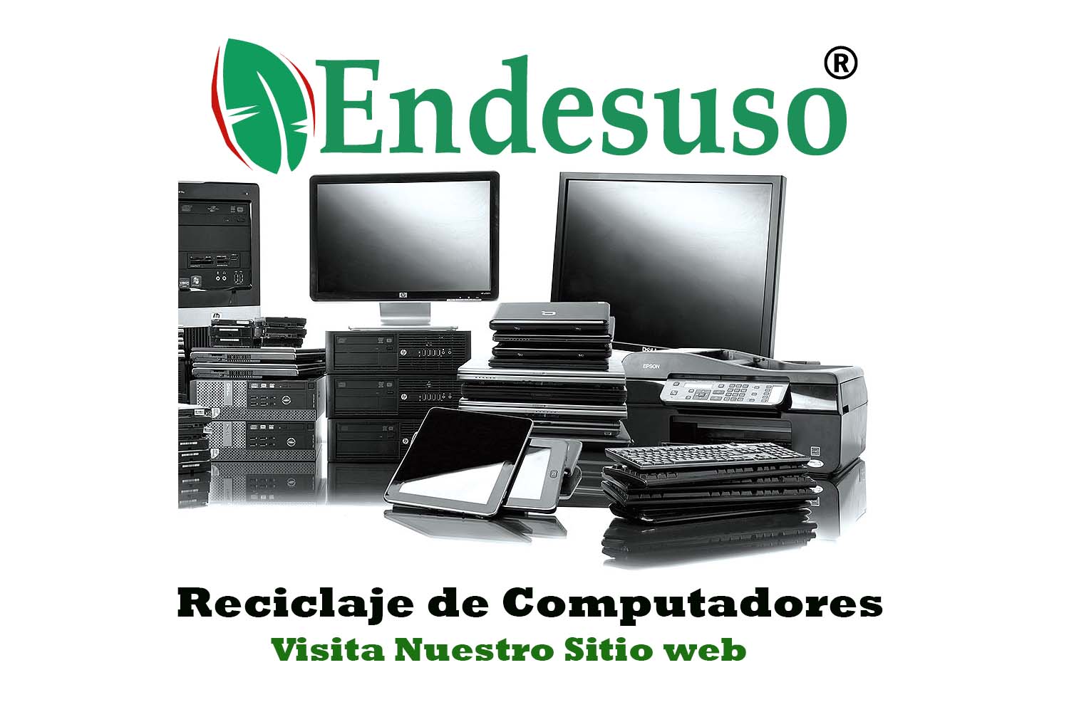 endesuso Reciclaje de computadores electrónico basura tecnologica destrucción de discos duros
