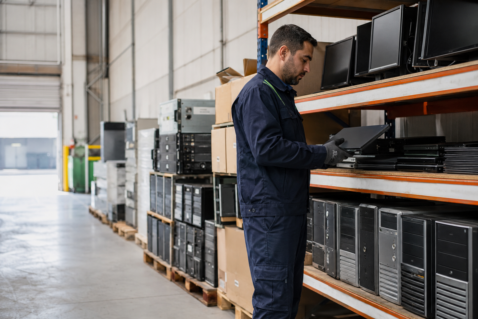 Gestión de activos tecnológicos Endesuso Equipos tecnológicos preparados para gestión y reciclaje